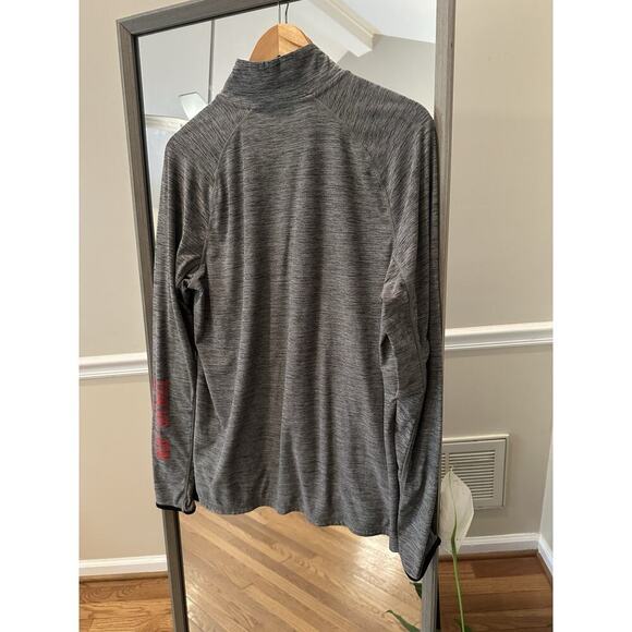 Nike Team USA Olympics Quarter Zip Pullover Gray Long Sleeve Tokyo 2020 Logo L - Picture 6 of 6
